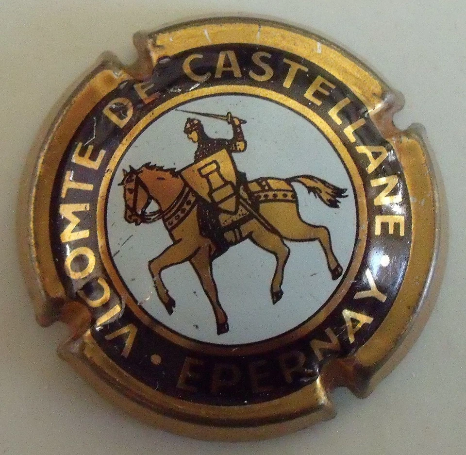 CAPSULE DE CHAMPAGNE   VICOMTE DE CASTELLANE N° 23 int bleu - Photo 1/1