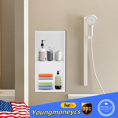 Shower Niche 12*24 In 2-layers Wall-inserted For Shower Bathroom - Image 1 of 4