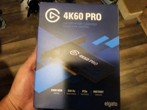El Gato Elgato 4k60 Pro HD 60 Video HDMI Capture PC Card PCIe Streaming Open Box - Afbeelding 1 van 4