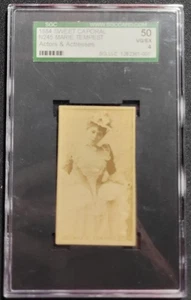 MARIE TEMPEST 1884 ACTORES Y ACTRICES N245 DULCE ESPALDA CAPORAL SGC 4 - Imagen 1 de 2