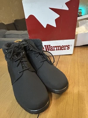 Botas Calentadoras de Puntera Mujer Talla 9.5 Negras Trek Tobillo Con Cordones Nieve Invierno 2W Ancho Foto 1 de 4