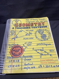 Geometry: A Teaching Textbook, Complete Curriculum [Spiral-bound] by Sabouri; G, - Picture 1 of 5