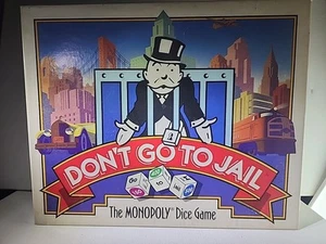 ๐ฒ Monopoly Donโt Go To Jail Dice Game โ 1991 โ Complete Vintage Set ๐๏ธ - Picture 1 of 7