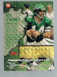 1997 Topps Stadium Club Members Only Neil O'Donnell #133 Jets Maryland - Picture 1 of 1