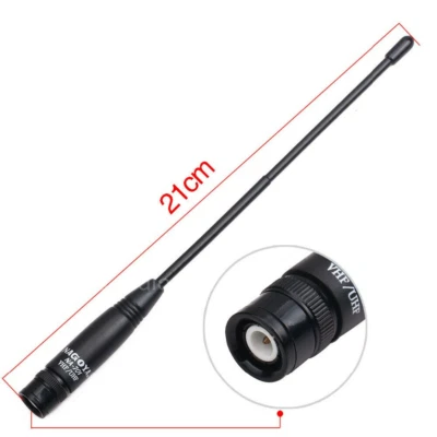 For Nagoya NA-701 BNC VHF/UHF High Gain Antennas ICOM IC-V8 Kenwood TK100 Radios - Image 1 of 4