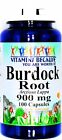 900mg Burdock Root 100 Capsules Arctium Lappa Herbal Dietary Supplement Pill