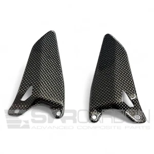 JUEGO DE PROTECCIÓN DE TACÓN DE CICLISTA DE FIBRA DE CARBONO DUCATI SBK 848 1098 1198 - Imagen 1 de 4
