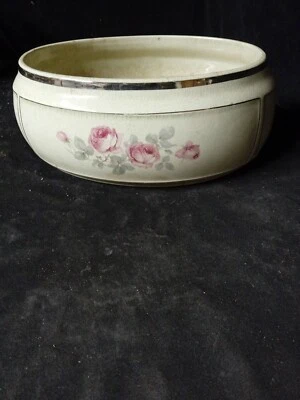 Jardinière En Faïence Hamage Moulin Des Loups Décors De Roses - Photo 1/4