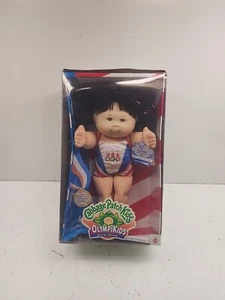 Cabbage Patch Kids Olympikids Doll Swim Girl Brown Hair with Pigtails Olympics - Picture 1 of 9