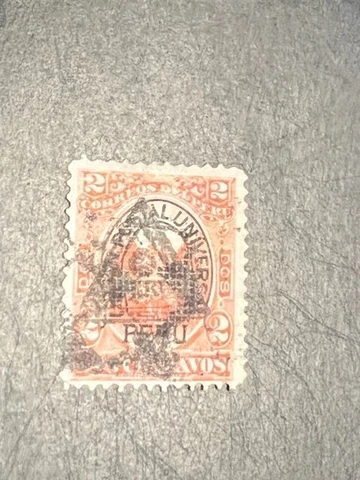 Peru stamp 81 used Cover
