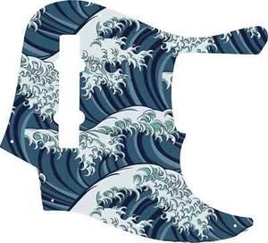 WD Custom Pickguard For Fender American Elite 5 String Jazz Bass V #GT02 Japa... - Picture 1 of 1