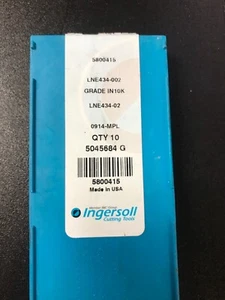 Ingersoll Milling Inserts - Carbide - COATED - Picture 1 of 3