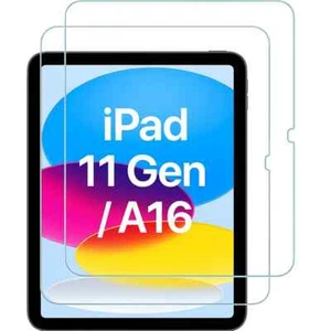 2x iPad A16 11th Gen (2025) Panzer Schutz Glas Echt Hart 9H Displayschutz Glas - Bild 1 von 9