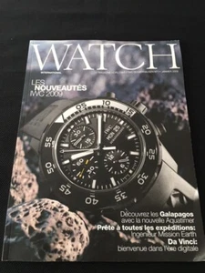 Watch catalog / Catalogue montres IWC " Watch " #1 janvier 2009 - Picture 1 of 3