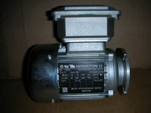 Neri Motori T50B4 Motor, 3-Phase, 230/400VAC .08 HP 1480 RPM, InsCl-F, TEFC NOS - Picture 1 of 9