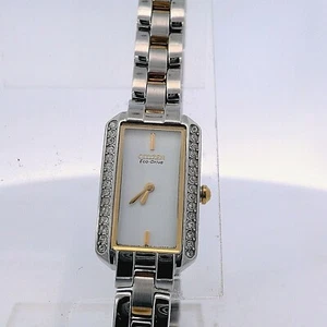 Ladies Citizen EG2204-50D Silhouette Eco-Drive Two-Tone Stainless Watch - Picture 1 of 6