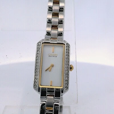 Ladies Citizen EG2204-50D Silhouette Eco-Drive Two-Tone Stainless Watch - Image 1 of 4