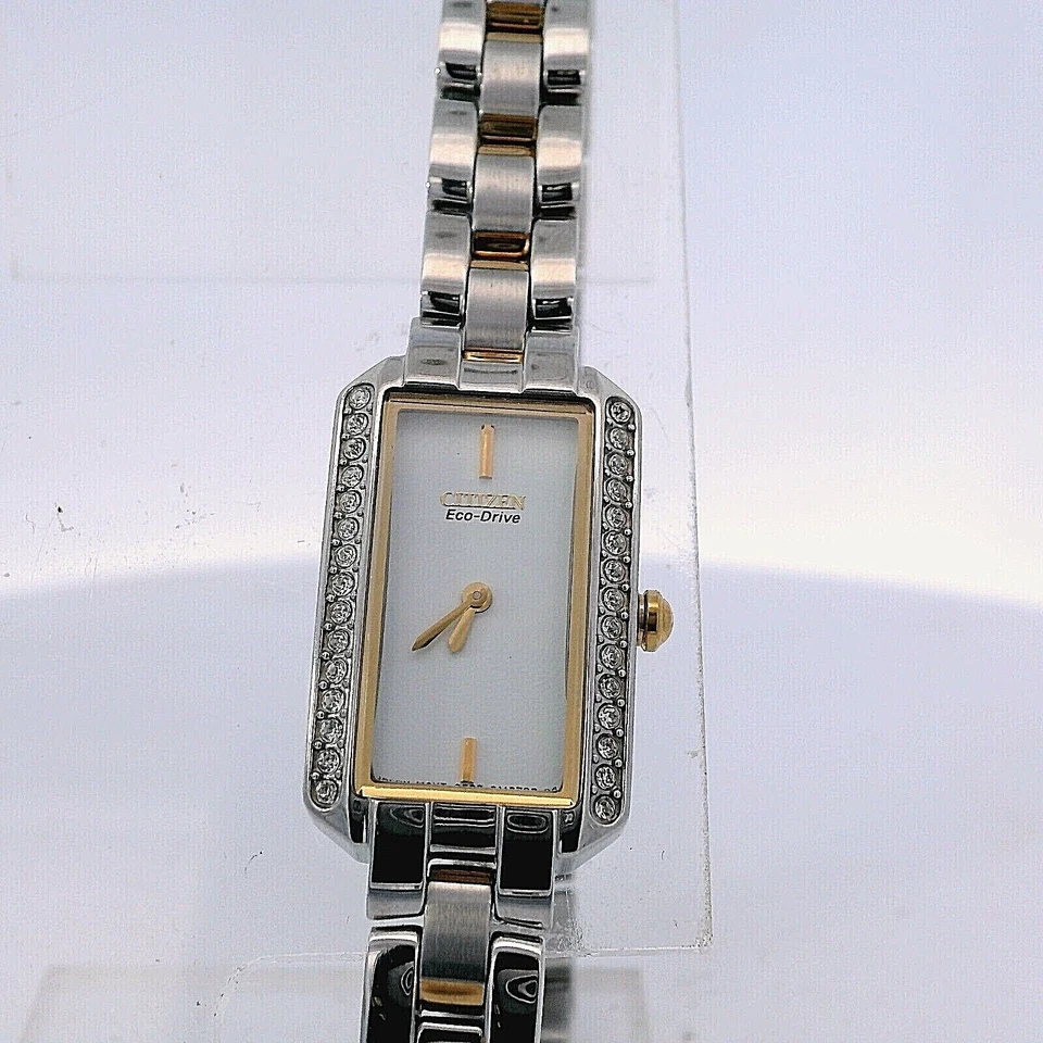 Ladies Citizen EG2204-50D Silhouette Eco-Drive Two-Tone Stainless Watch - Image 1 of 4