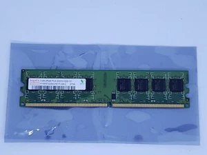 Hynix 1 GB 2Rx8 PC2-5300U-555-12 HYMP512U64CP8-Y5 AB-C Desktop Memory - Afbeelding 1 van 3