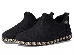 Toni Pons Duna-FP Slipper Women's 5 Black Felt Round Toe Comfort Slip-On KHD304 - Picture 1 of 12