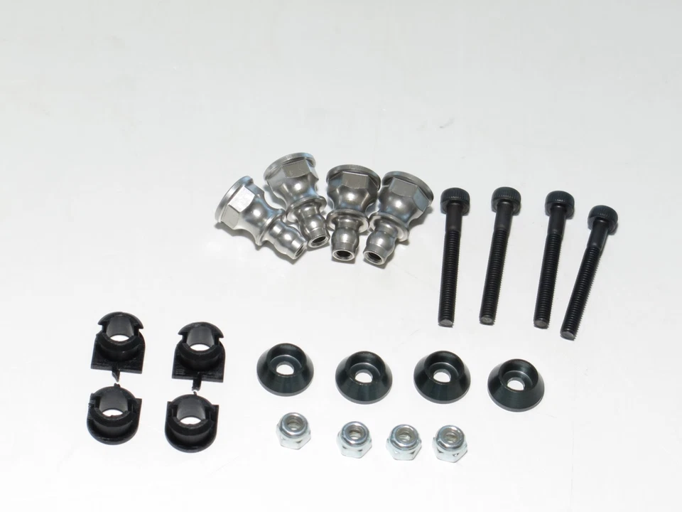 MUGE2028 MUGEN MBX8R ECO 1/8 BUGGY FRONT REAR SHOCK MOUNTS STAND-OFFS - Image 1 of 1
