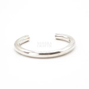 Sterling Silver Bracelet Simple Hollow Cuff, Bracelet Cuff Handmade Bracelet - Picture 1 of 6