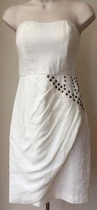 Gianni Bini Strapless Ivory Dress NWT Size 0 - Picture 1 of 7