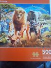 Saffari Animals.igsaw puzzle, 500 piece, used,lovley picture,exc cond