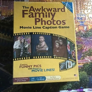The Awkward Family Photos Movie Line Caption Game - NEW SEALED Great Family Fun! - Picture 1 of 5