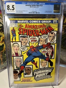 Amazing Spider-Man #121 CGC 8.5 OW/W - Death of Gwen Stacy - Picture 1 of 2
