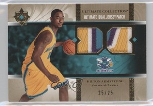 2006 Ultimate Collection Jersey Gold /25 Hilton Armstrong Rookie Dual Patch RC