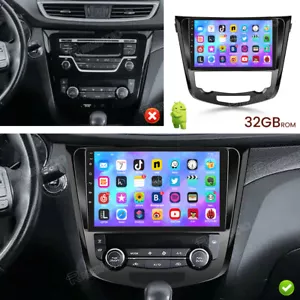 32GB Android 13 Für Nissan X Trail Qashqai J11 2014-2018 Autoradio GPS NAVI WIFI - Bild 1 von 16