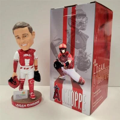 Logan O'Hoppe autograph signed 4/30/2024 Angels SGA Bobblehead (B) ~ BAS Beckett - Image 1 of 4
