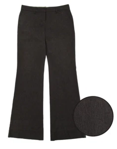 Express Pants Womens Sz 4 Brown Gray Stretch Low Rise Design Editor Boot Cut Y2K - Picture 1 of 9