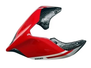 Ducati Streetfighter V4 Fairing Queue Parts Single Tail Carbon Coda Red/Silver - Picture 1 of 6