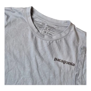 Patagonia Blue Responsibili-Tee Logo T-Shirt Recycled Fair Trade USA Youth XL - Picture 1 of 5