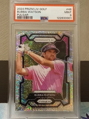 Bubba Watson 2024 Prizm Liv Golf Pulsar 184/299 PSA 9 - Image 1 of 2