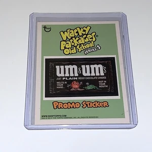 Topps Wacky Packages Old School Series 3 2010 Promo Sticker Um & Um's - Picture 1 of 2