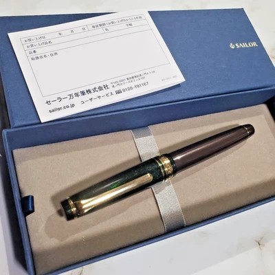 Sailor Pro Gear Slim Christmas Pudding MF Limited Edition Japan - Image 1 of 3
