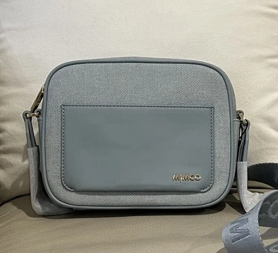 MIMCO Dusty Blue Northcote Camera Crossbody Bag Adjustable Strap RRP179.95 Foto 1 de 4