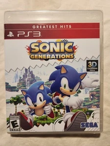 Sonic Generations (Sony PlayStation 3, 2011) Greatest Hits, New, Sealed - Picture 1 of 6