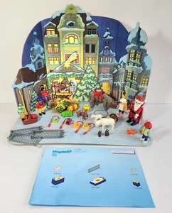 2002 Playmobil Advent Calendar Christmas Carolers Incomplete All Toy Figures Vtg - Picture 1 of 9
