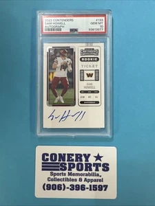 2022 Panini Contenders Sam Howell AUTOGRAPHED Rookie Ticket Card #133 PSA 10 - Picture 1 of 4