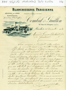 Dépt 13 - Marseille 27 Rue du St Jean Esprit - Belle Entête Secteur Chimie 1903 - Foto 1 di 1