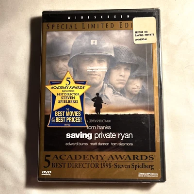 Saving Private Ryan DVD Special Limited Edition WWII War Widescreen Sealed 2003 - Image 1 of 4