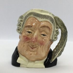 ⭐️ VINTAGE 1958 ‘ROYAL DOULTON’ SMALL 4” TOBY JUG ‘THE LAWYER’ D 6504