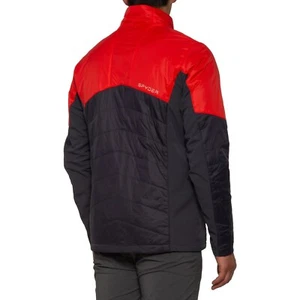 Men's Spyder Glissade Primaloft Hybrid Insulated Jacket Red XL - Picture 1 of 2