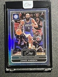 2022-23 Panini One And One James Harden Blue #01/40 Philadelphia 76ers NBA