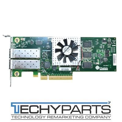 Chelsio T420-LL-CR Dual Port 10G SFP+ PCI-E Unified Wire Adapter 110-1146-40 SFF - Image 1 of 2