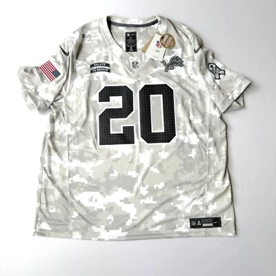 Новая камуфляжная футболка Nike Detroit Lions Barry Sanders Salute to Service размер 2XL #20 - Изображение 1 из 4